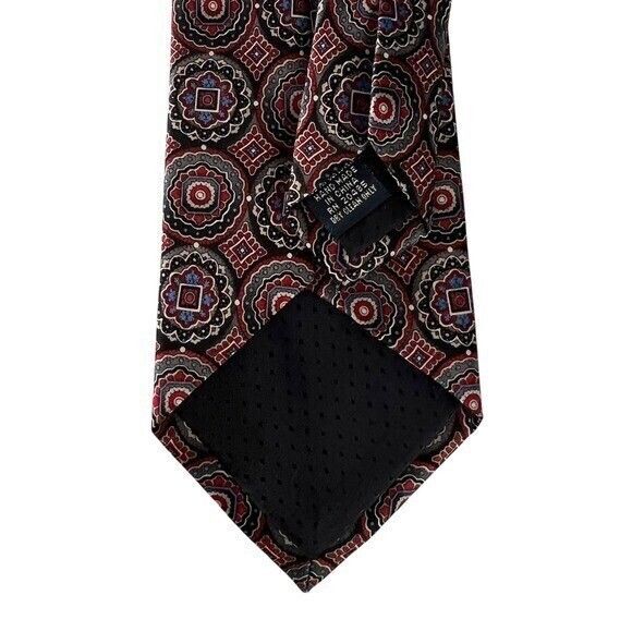 Pierre Cardin Necktie Medallion Pattern 100% Polyester Tie Men's Fashion Formal - Picture 6 of 13